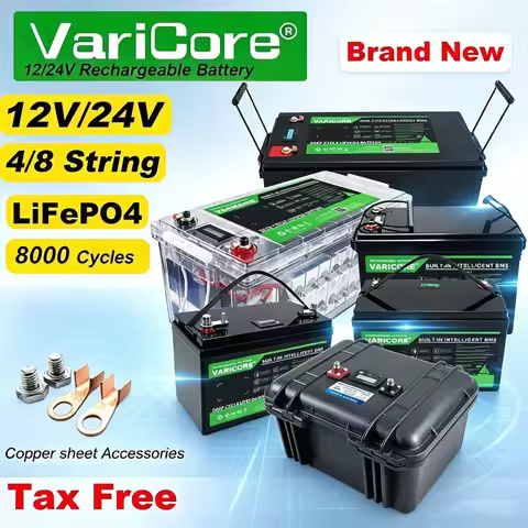 VariCore 12V/12.8v 310Ah 340Ah 180Ah 120Ah 100Ah 60Ah 4s LiFePO4 Battery Lithium Iron Phosphate Batt