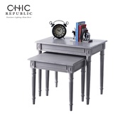 CHIC REPUBLIC CELTIC/2โต๊ะข้าง 2 ชิ้น - สี เทา