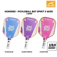 Hundred Pickleball Paddle Pickleball Racket/ Spirit X Flow 13mm WIDE/