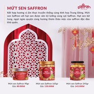 Lotus Jam Mixed With Premium Iran Saffron Pistil Vietnam