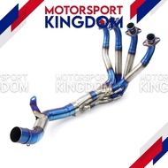 Kawasaki Z900 V2 2023 Z900 V1 Exhaust Header Straight Blue