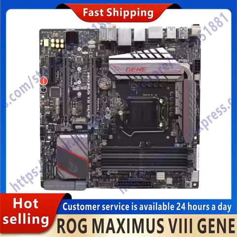 NEW Used motherboard ROG MAXIMUS VIII GENE DDR4 64GB Z170 M.2 PCI-E 3.0 x16 with support for Core i7