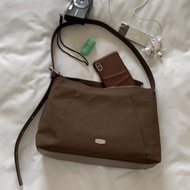 Pre-Order | 98 Doci Fold Nylon X Leather Shoulder Bag (3 Colour)