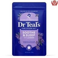 Dr Teal's 瀉鹽鎂鹽浸浴露，舒眠薰衣草配方，1.36公斤 (新舊包裝隨機發貨)