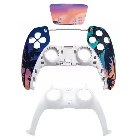 10PCS For PS5 Controller Replacement Shell For GTA Style Faceplate Cover For DualSense Controller Fo