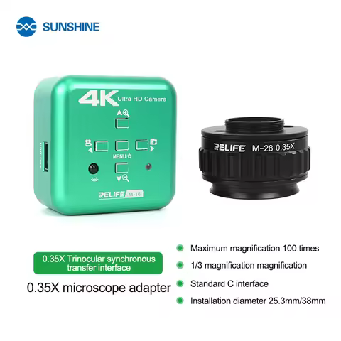 RELIFE M-16 Microscope Electronic Camera HDMI HD 4K Industrial Grade Camera/30fps HD Sony Chip Suppo