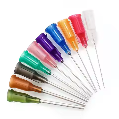Syringe Dispensing Needles With Luer Lock 14G 15G 16G 18G 20G 21G 22G 23G 25G 27G Blunt Tip 1.5inch 