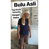 Russian Hat Genuine Fur Rabbit Fur Very Soft Russian Hat Ushanka