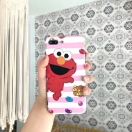 {Everything Have 3C} Iphone Pink Stripes Elmo Black Edge Phone Case I6/I7/I8/IX
