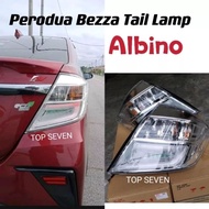 Perodua Bezza 2016 2017 2018 2019 2020 2021 2022 Tail Lamp Albino White Lampu Belakang Putih