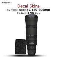 Nikkor Z180600 Lens Cover Sticker 180-600 Decal Skin For Nikon Z 180-600mm f5.6-6.3 VR Decal Protect