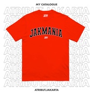 Tshirt Kaos Jakmania - The Jack Garis Keras - Kaos Persija Jakarta - Macan Kemayoran - Kaos Paling L