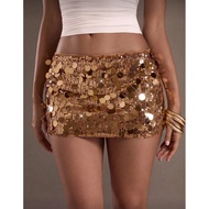 Flattering glitter dress