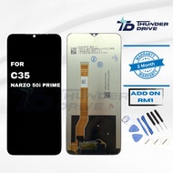 Thunder Drive Compatible For realme C35 NARZO 50I PRIME LCD Touch Screen