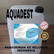 Aquadest Aquades Distilled Water / Air suling 20 liter