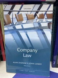 Alan dignam and John Lowry - company Law Oxford 7th edition
