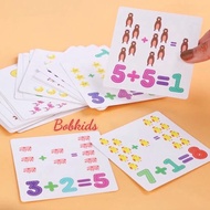 Wooden math set, montessori toys, math bead picker set