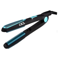 CKL Hair Straightener/Curler Ceramic Tourmaline Coating Sheet 7 Days 7 Styles (Blue)