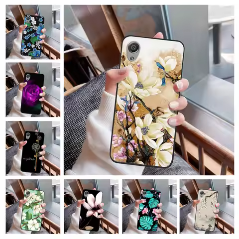 For Sony Xperia X Case F5122 3D Soft Relief Flower Silicone Emboss Cases For Sony Xperia XA XZ Premi