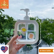 (MW)500ml White Portable Soap Dispenser Bottle / Hand Sanitizer Bottles / Cosmetics Shampoo Body Was