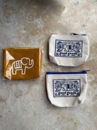 全新泰國 good goods coins bag 泰國大象麻布散子包