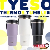 Tyeso 304 Stainless Steel Thermos Tumbler Bottle With Straw Insulated Flask Large Capacity Vacuum Wa