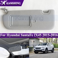 Kamshing 1 piece Car Inside Sunvisor For Hyundai SantaFe IX45 2015-2016 Sun Shield Front Sunshade Su