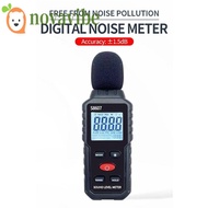 NOVAVIBE Decibelimeter, Environment 30~130dB Noise Meter, Professional Handheld 0.1 dB Digital dB Me