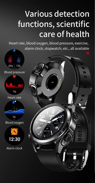 Jm03 Headset Smart Watch With Earbuds Tws Bluetooth Call Music Co
