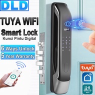 DLD Digital Lock Tuya Smart Lock WIFI Remote Unlock Airbnb Hotel Atuo Lock Fingerprint Smart Door Lo