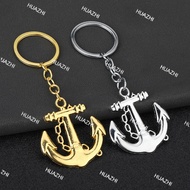 Metallic texture ship anchor decoration retro alloy ship anchor keychain