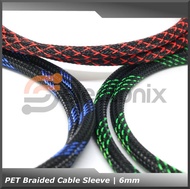 TERLARIS [1M] SARUNG KABEL / CABLE SLEEVE BRAIDED | 6MM | READY