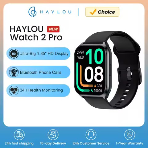 HAYLOU Watch 2 Pro (LS02 Pro) Smart Watch 1.85'' HD Display SpO2 Heart Rate Monitor 100 Workout Mode