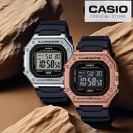 Casio General W-218HM-7AV Black Resin Band Men Watch