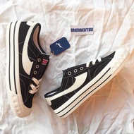 Compass Retrograde Low Black White Sneakers Cheapest