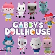 💙READY STOCK💙25cm Gabby's Dollhouse Plush Toy Mercat Cartoon Stuffed Animals Mermaid Cat Mermaid Plushie Dolls Children Christmas Gifts