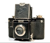 Ex+ Noviflex Meyer Trioplan 75mm f/2.9 6x6 120 format film camera 7.5cm   #32226