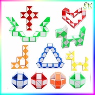 4 PCS Rubik panjang Mini/Rubik ular/Magic ruller snake puzzle