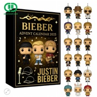 Justin Bieber Justin Bieber Justin Bieber Advent Holiday Mystery Box Christmas Tree Decoration Acryl