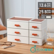 Keyway [JOJO] Union House KM Fashion Desk Storage Box (Three Layers) KM1059 (S) KM1060 (M)
