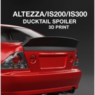 Toyota altezza / lexus is200 / is300 ducktail spoiler 3D print ABS