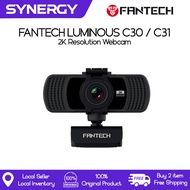 Fantech Webcam Luminous C31 / C30 with 2K QUAD HD Resolution, 4MP Camera, 106 Wide Angle