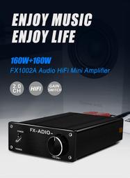【寒舍小品】全新公司貨 FX-AUDIO FX1002A HIFI MINI 160W 擴大機 保固一年