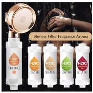 Shower Water Filter Fragrance Aroma H201 Fliter Bath Beauty Spa Bathroom Shower Water Filter Chlorin