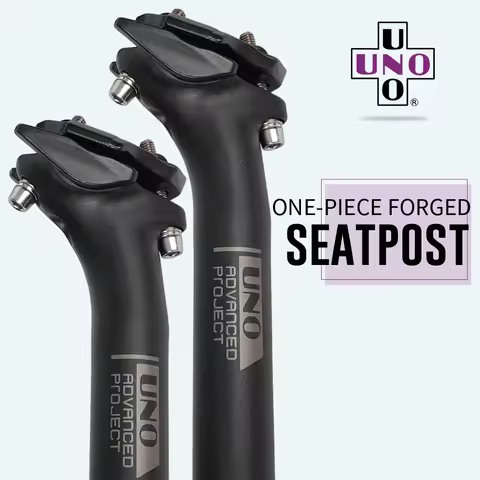 UNO Bike Seat Post 350 MTB Seatpost 27.2/30.9/31.6mm Bicycle Seat Tube Aluminum One-piece Forged Roa