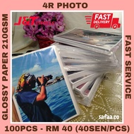Print 4R Photo 100pcs Kodak Photo Glossy Paper Murah Fast Service