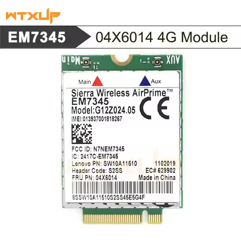 EM7345 FRU 04X6014 LTE / HSPA+ Mobile Broadband 4G CARD WWAN Module for Lenovo Thinkpad T440 W540 T4