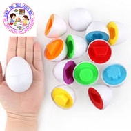 Set of 6 smart puzzle eggs