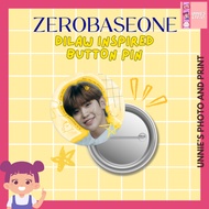 ZB1 x DILAW BUTTON PIN | ZEROBASEONE | BUTTON PIN | CUTE BUTTON PIN | DILAW INSPIRED