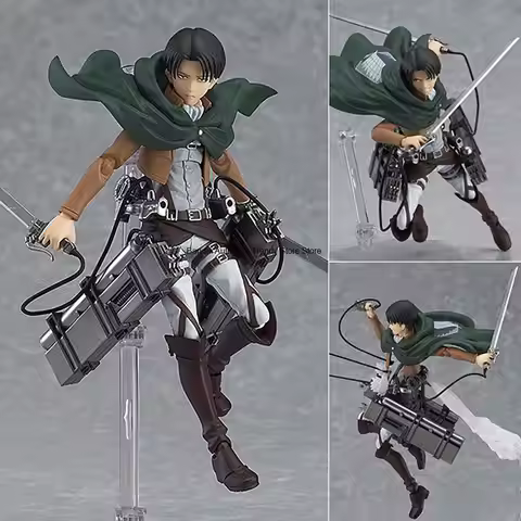 100% Original in Stock Max Factory Figma (#213) Shingeki No Kyojin Levi Quality Assurance Collection